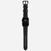 Traditional strap black leather black hardware    