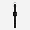 Active strap pro heinen leather black silver hardware 40mm 