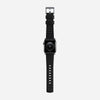 Active strap pro heinen leather black silver hardware 40mm 