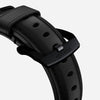 Traditional strap black leather black hardware 40mm   