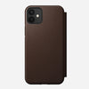 Rugged folio horween leather rustic brown iphone 12