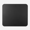 Gray Leather Mousepad Front